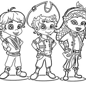 Santiago of the seas coloring pages printable for free download