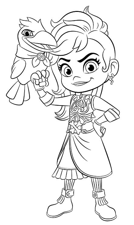 Santiago of the seas coloring pages