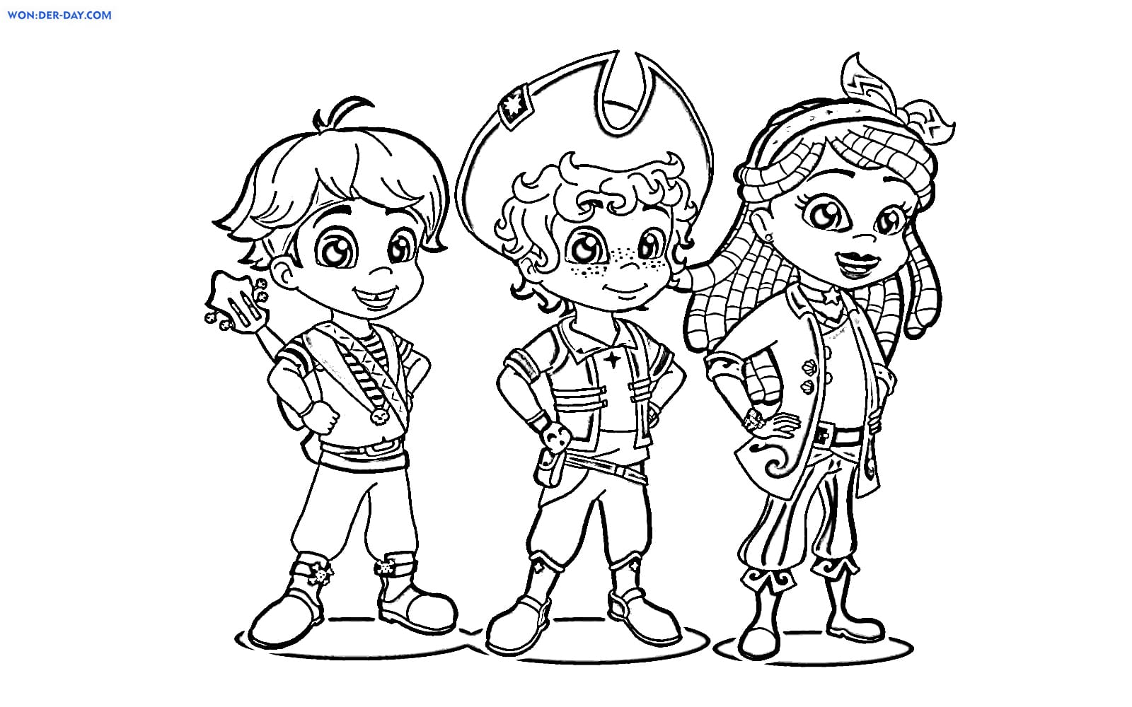 Santiago of the seas coloring pages wonder day â coloring pages for children and adults