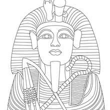 Egyptian sarcophagus coloring pages