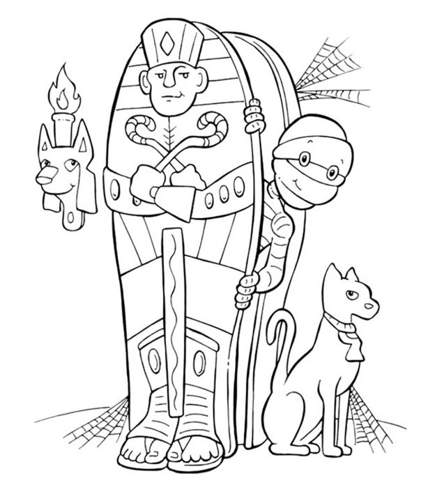 Top ancient egypt coloring pages for toddlers