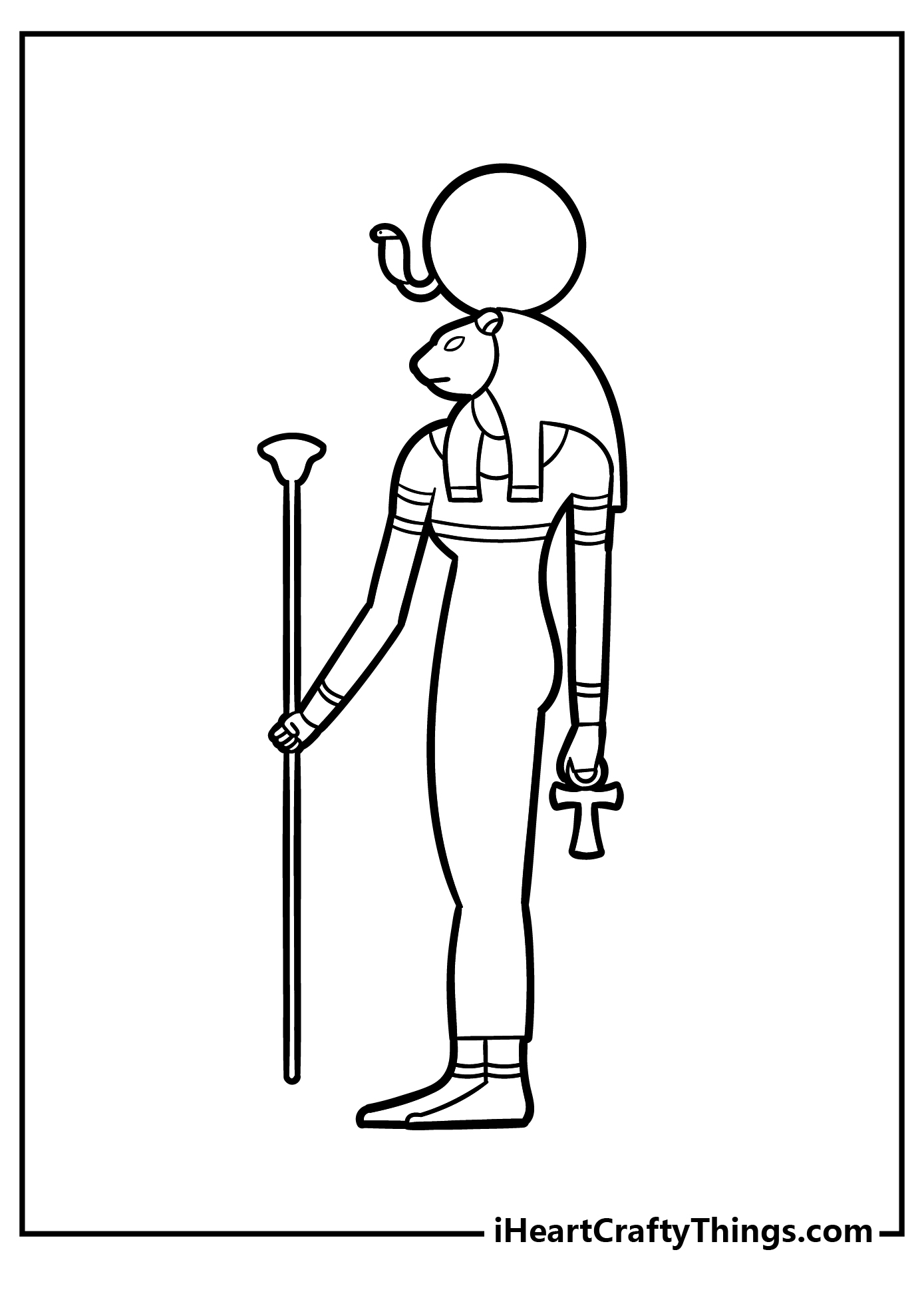 Egyptian coloring pages free printables