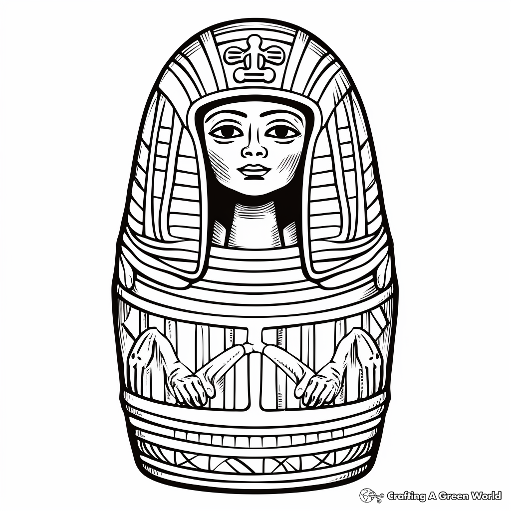 Egyptian coloring pages