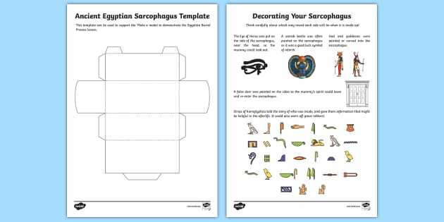 Make your own d sarphagus template teacher made