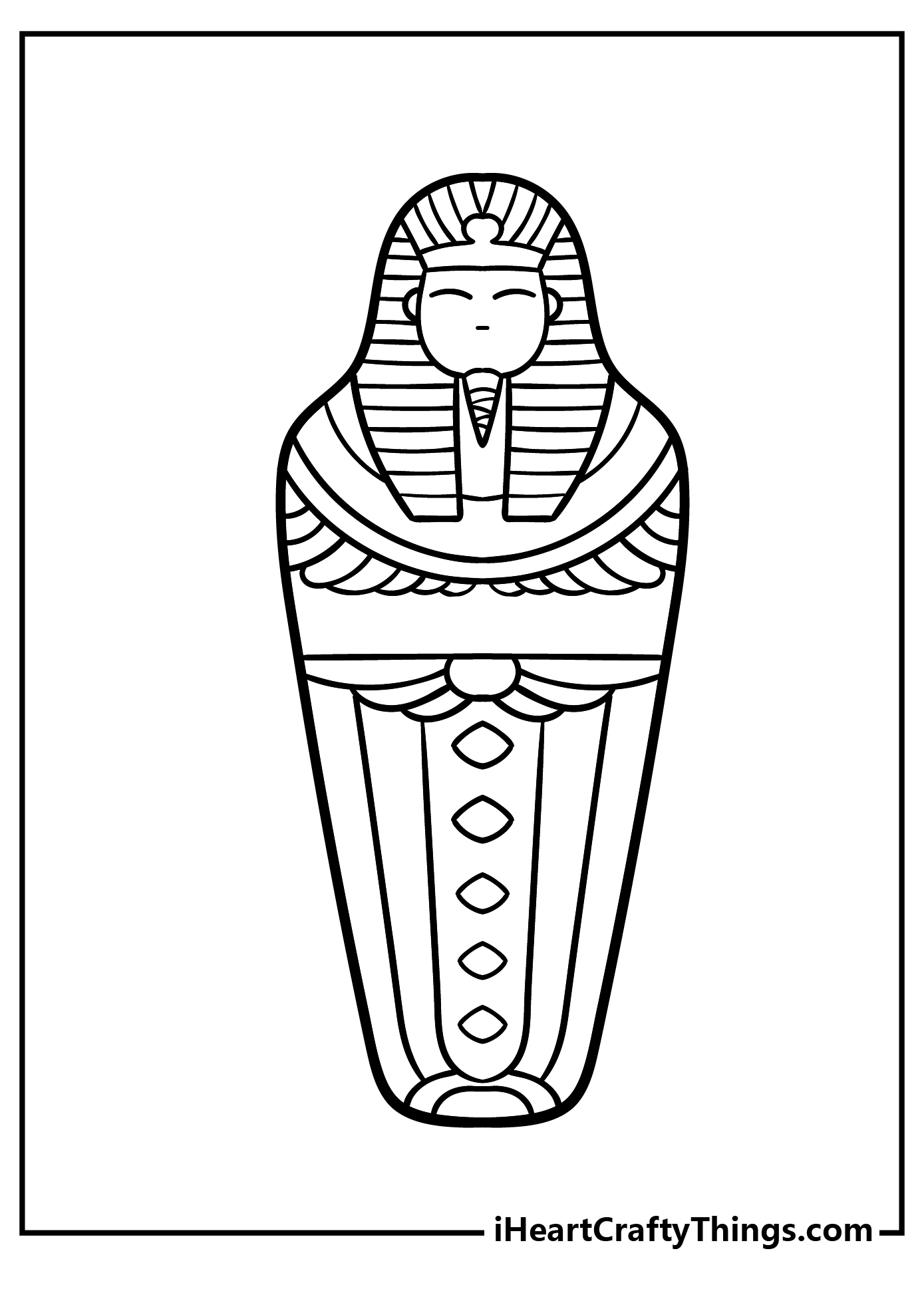 Egyptian coloring pages free printables