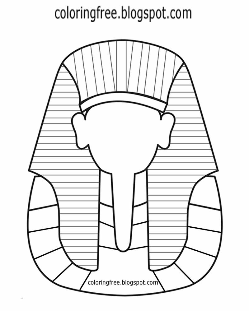 Free printable sarcophagus template printable