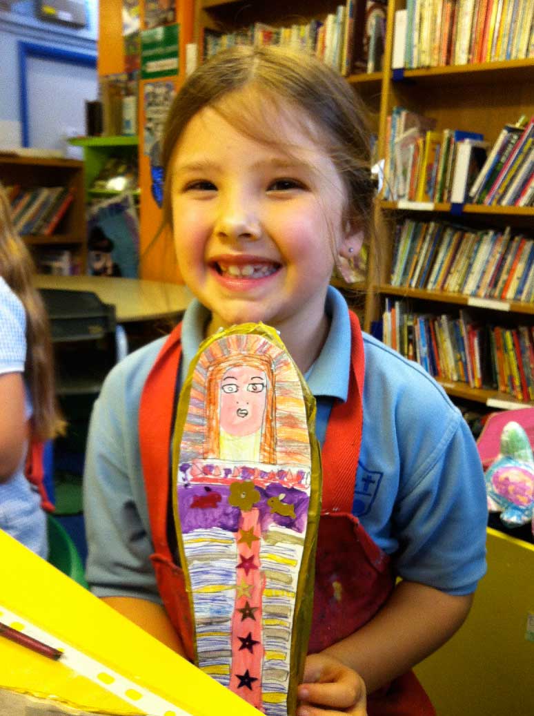 Egyptian sarcophagus and mummy art project art cabins blog