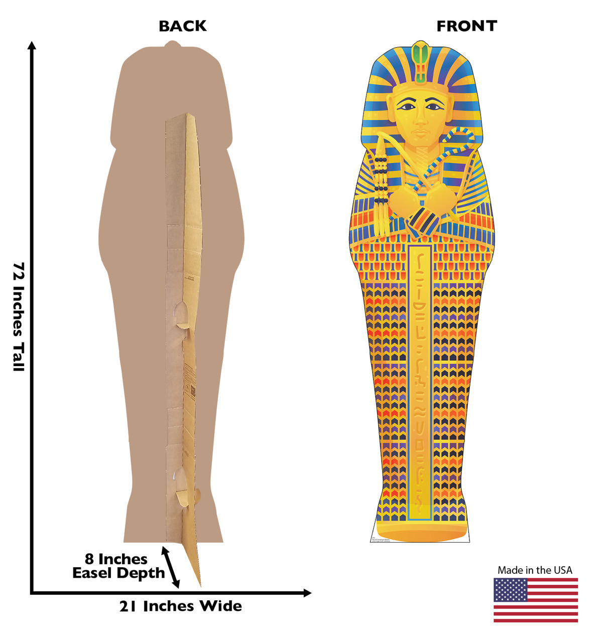 Pharaoh sarcophagus mummy life