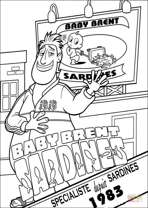 Baby brent sardines coloring page free printable coloring pages