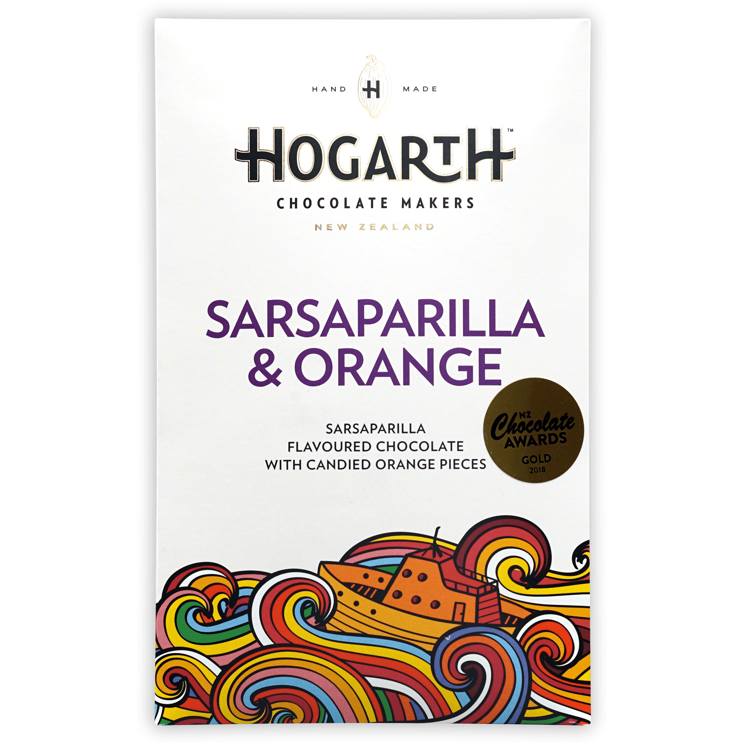 Hogarth sarsaparilla candied orange â bar cocoa