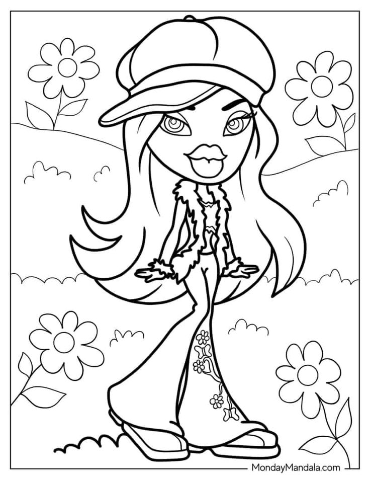 Bratz coloring pages free pdf printables in coloring pages free printable coloring pages free printable coloring