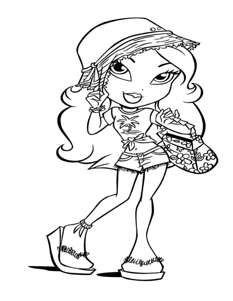 Get free bratz coloring pages free coloring pages for kids