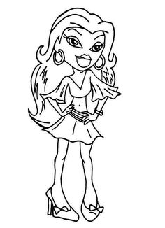 Bratz coloring pages eas coloring pages coloring pictures coloring books