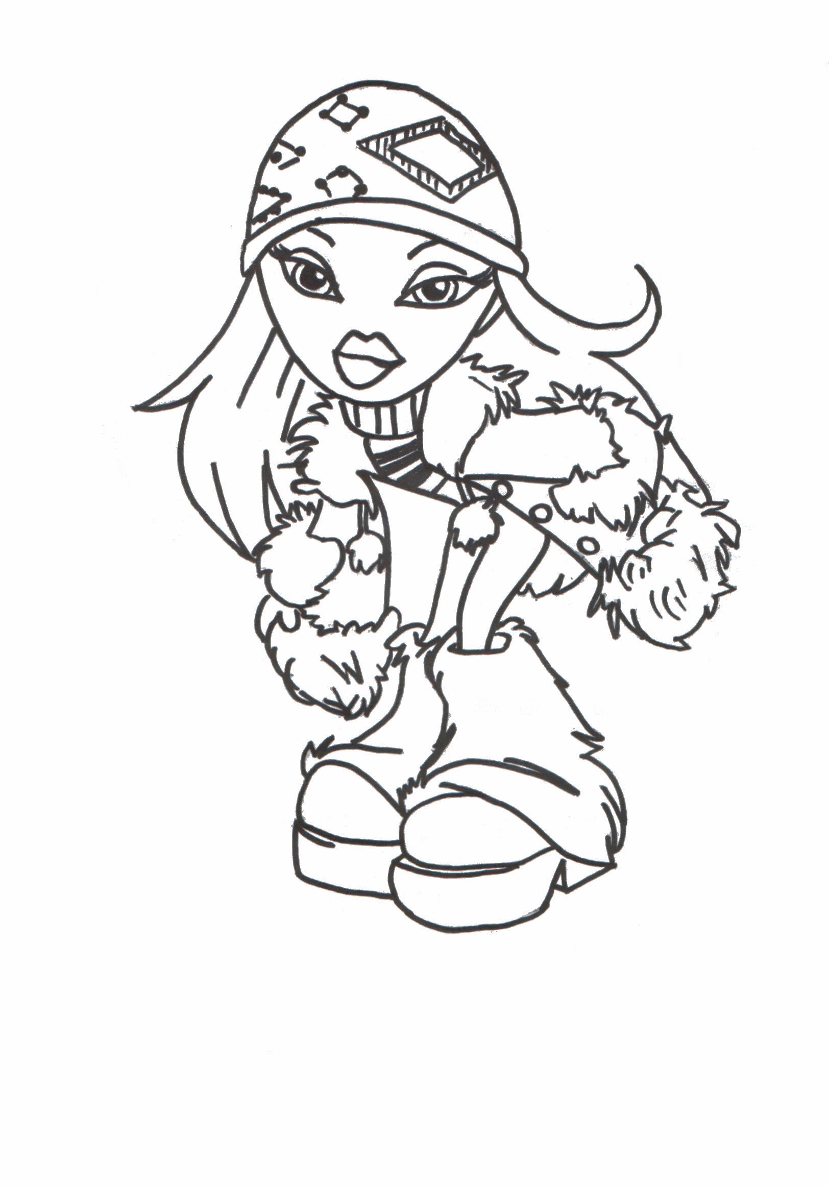 Free printable bratz coloring pages for kids toddler coloring book coloring books coloring pages