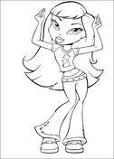 Bratz coloring pages free coloring pages
