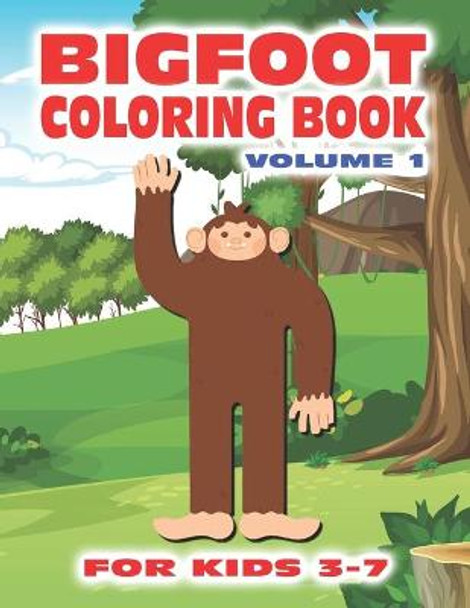 Bigfoot coloring book for kids ages