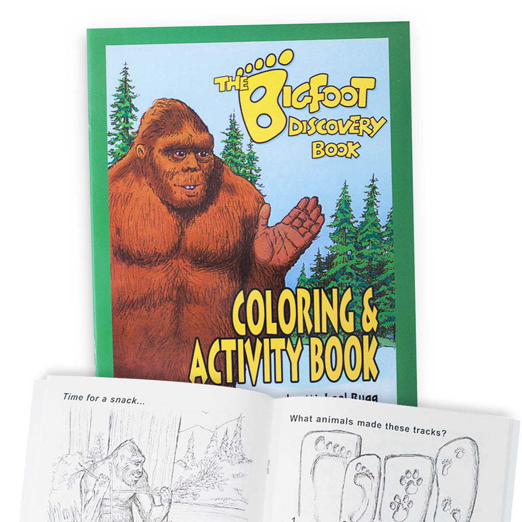 The bigfoot discovery book coloring activity book sasquatch the legend
