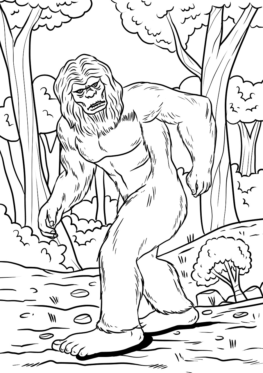 Explore free bigfoot illustrations download now