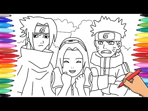 Naruto coloring pages