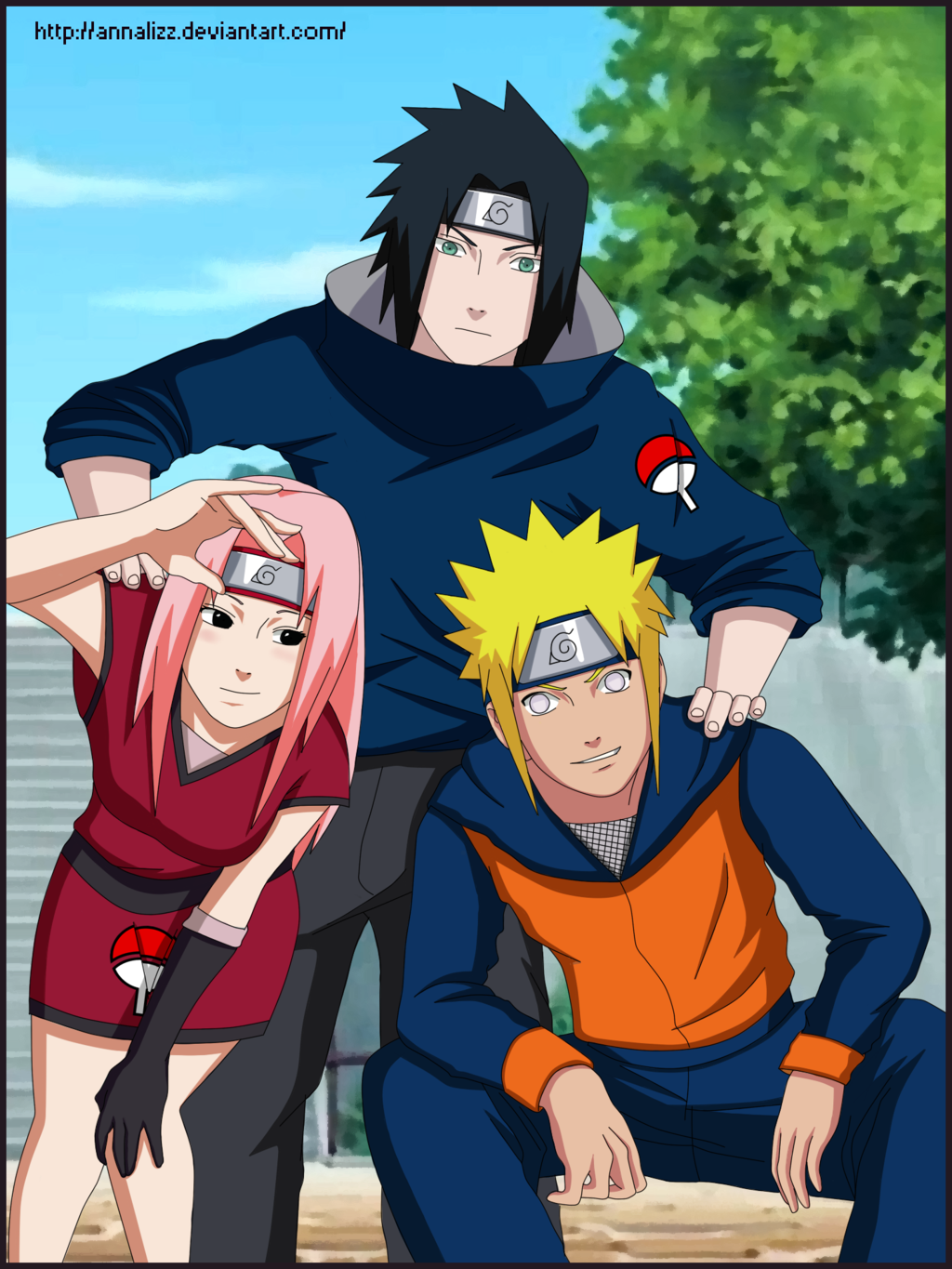 If Naruto had a son with Sakura 