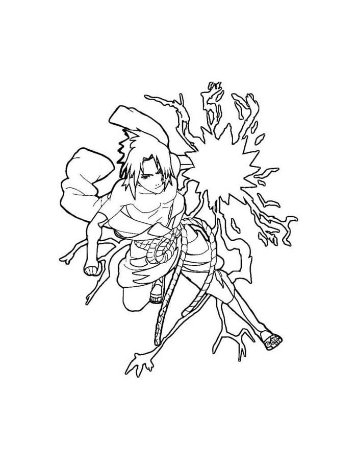 Sasuke coloring pages free personalizable coloring pages