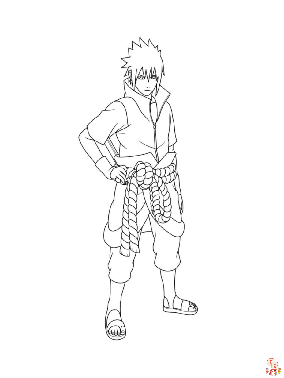 Free naruto coloring pages for kids and adults