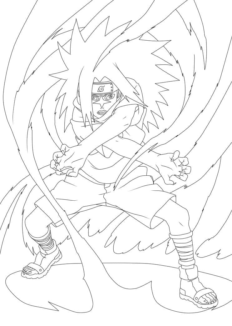 Sasuke coloring pages