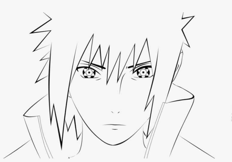 Sasuke coloring pages