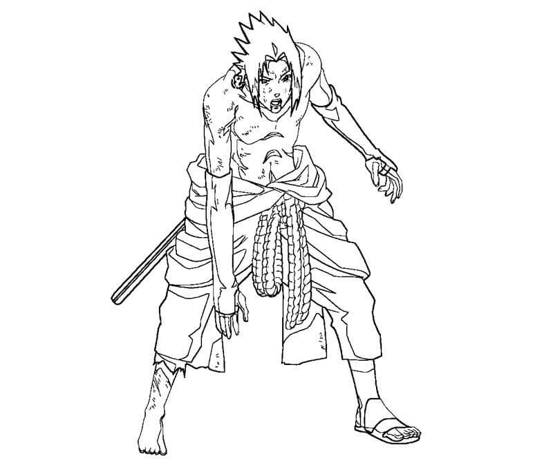 Sasuke coloring pages