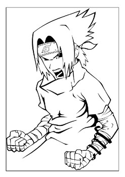 Explore narutos legacy printable sasuke coloring pages collection pages