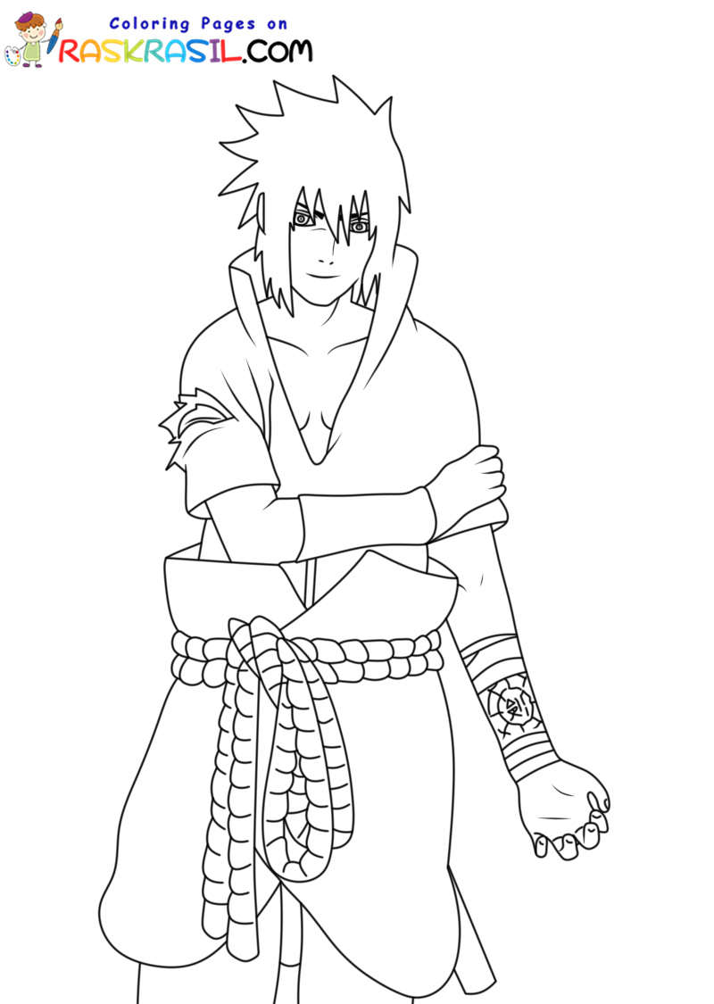 Sasuke coloring pages