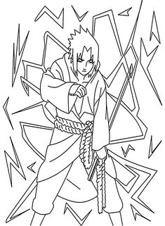 Sasuke coloring pages ideas sasuke coloring pages iconic characters