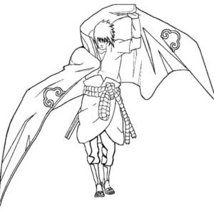 Naruto and sasuke coloring pages printable for free download