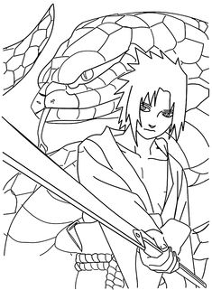 Sasuke coloring pages ideas sasuke coloring pages iconic characters