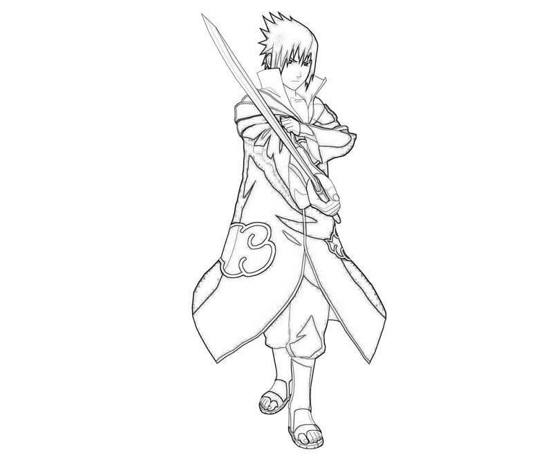 Sasuke coloring pages