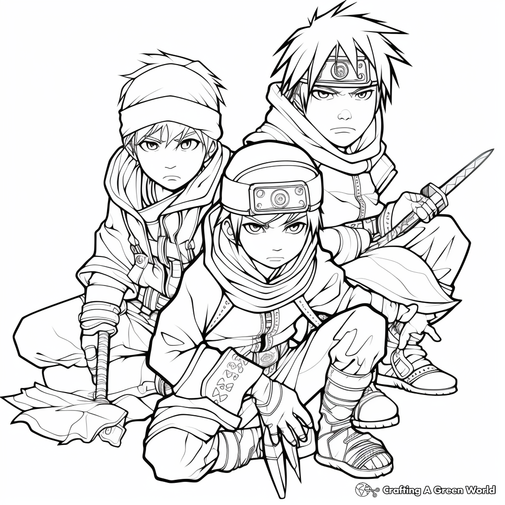 Naruto coloring pages