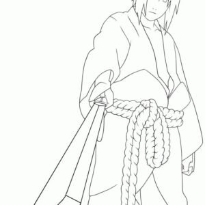 Naruto and sasuke coloring pages printable for free download