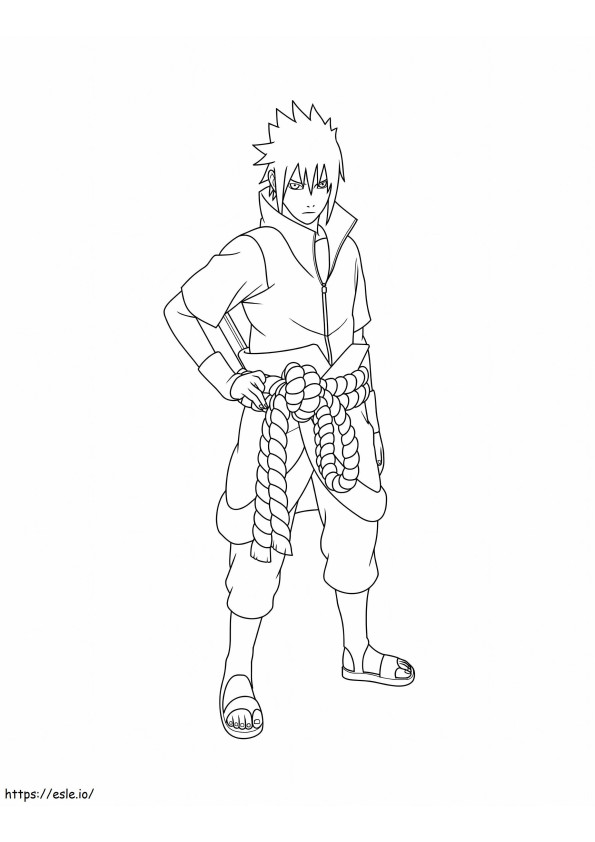 Naruto characters coloring pages