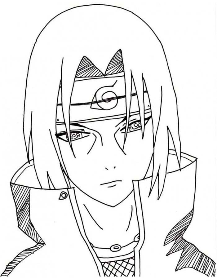 Sasuke coloring pages free personalizable coloring pages