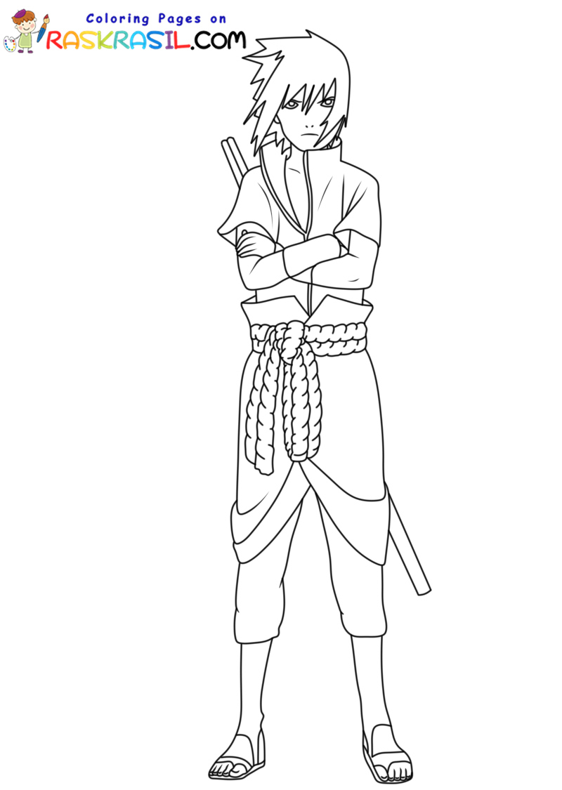 Sasuke coloring pages