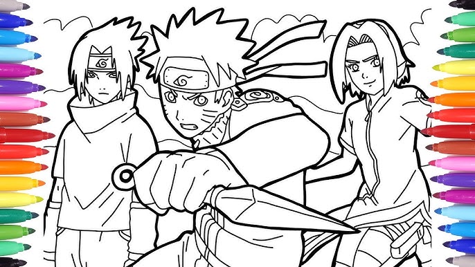 Naruto coloring pages