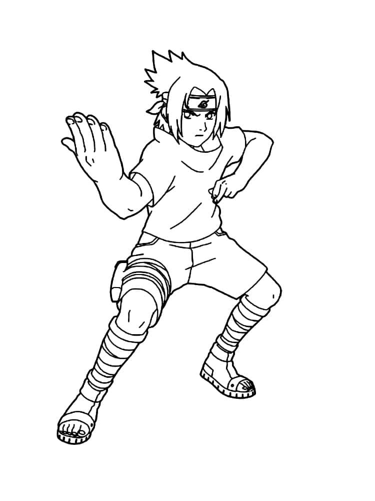 Sasuke coloring pages