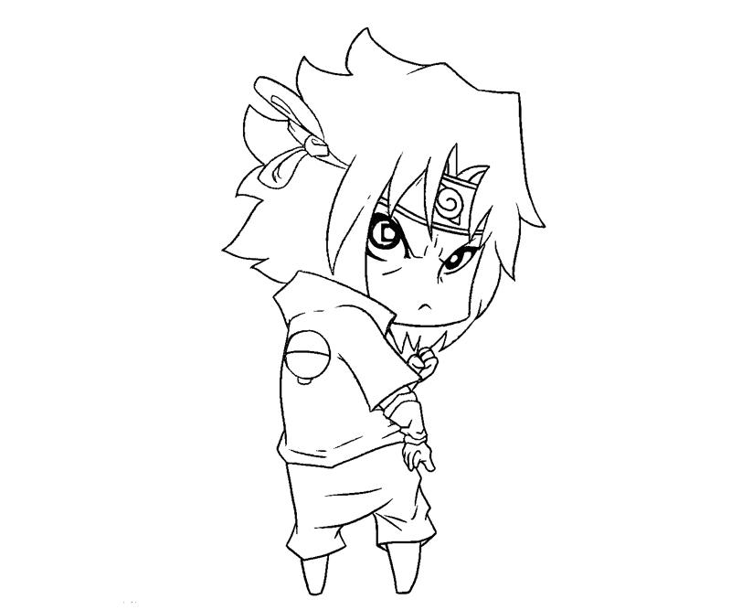 Sasuke uchiha coloring crafty teenager