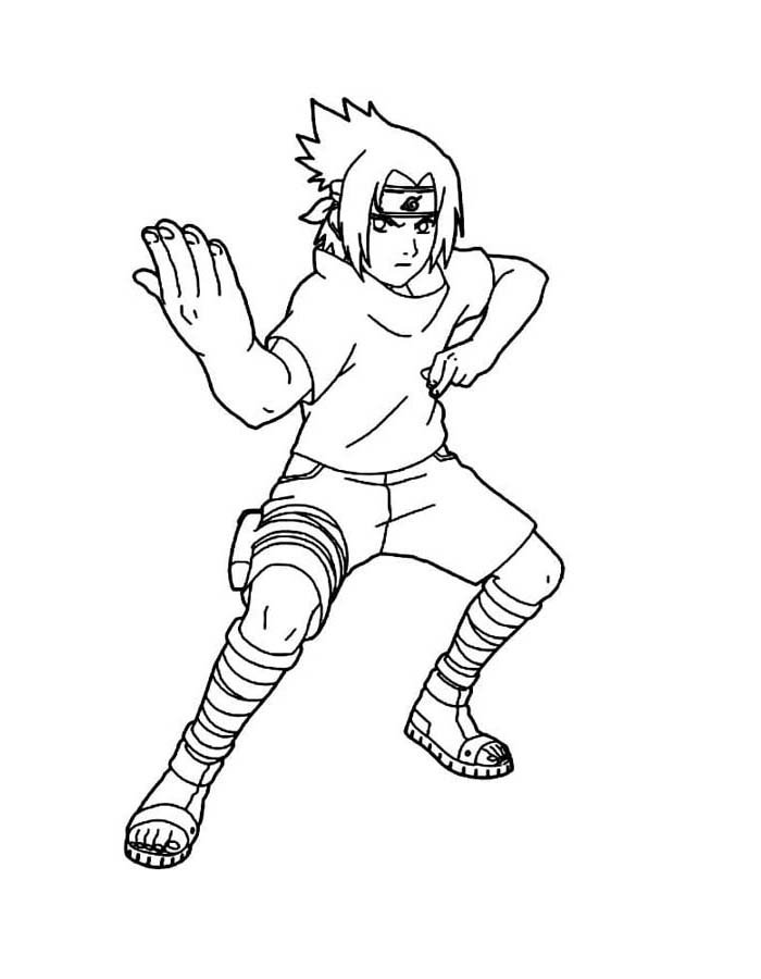 Sasuke coloring pages free personalizable coloring pages