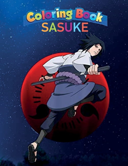 Sasuke shippuden coloring book favorite book ninja coloring books for adult naruto shippuden