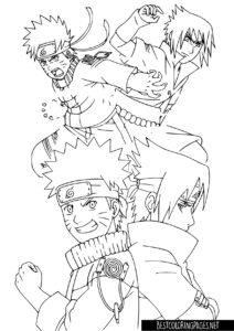 Naruto coloring pages