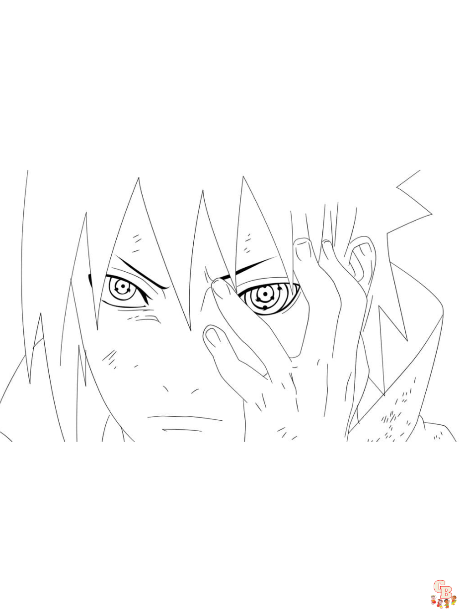 Free naruto coloring pages for kids and adults