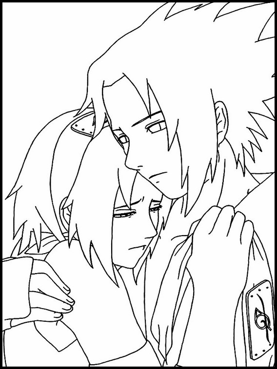 Colouring sasuke uchiha