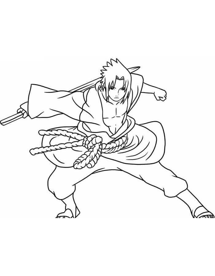 Sasuke coloring pages free personalizable coloring pages