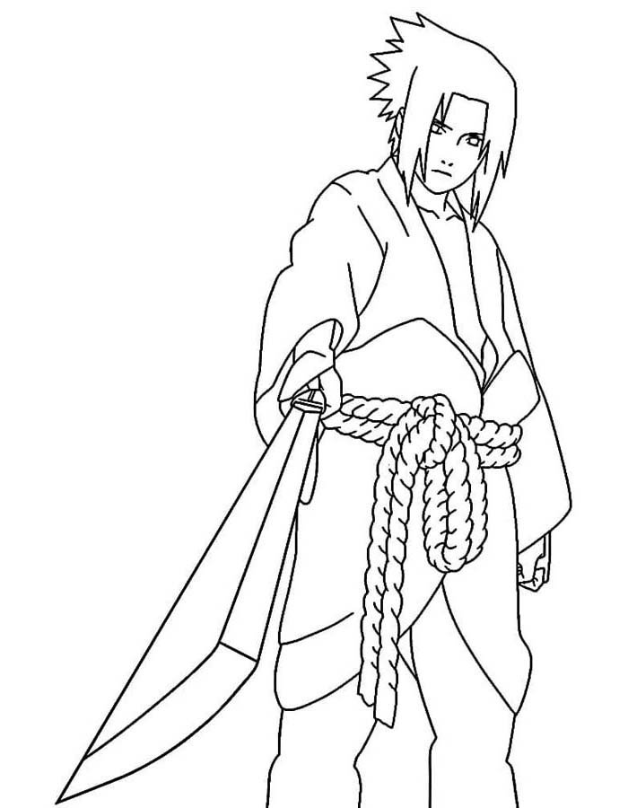 Sasuke coloring pages free personalizable coloring pages